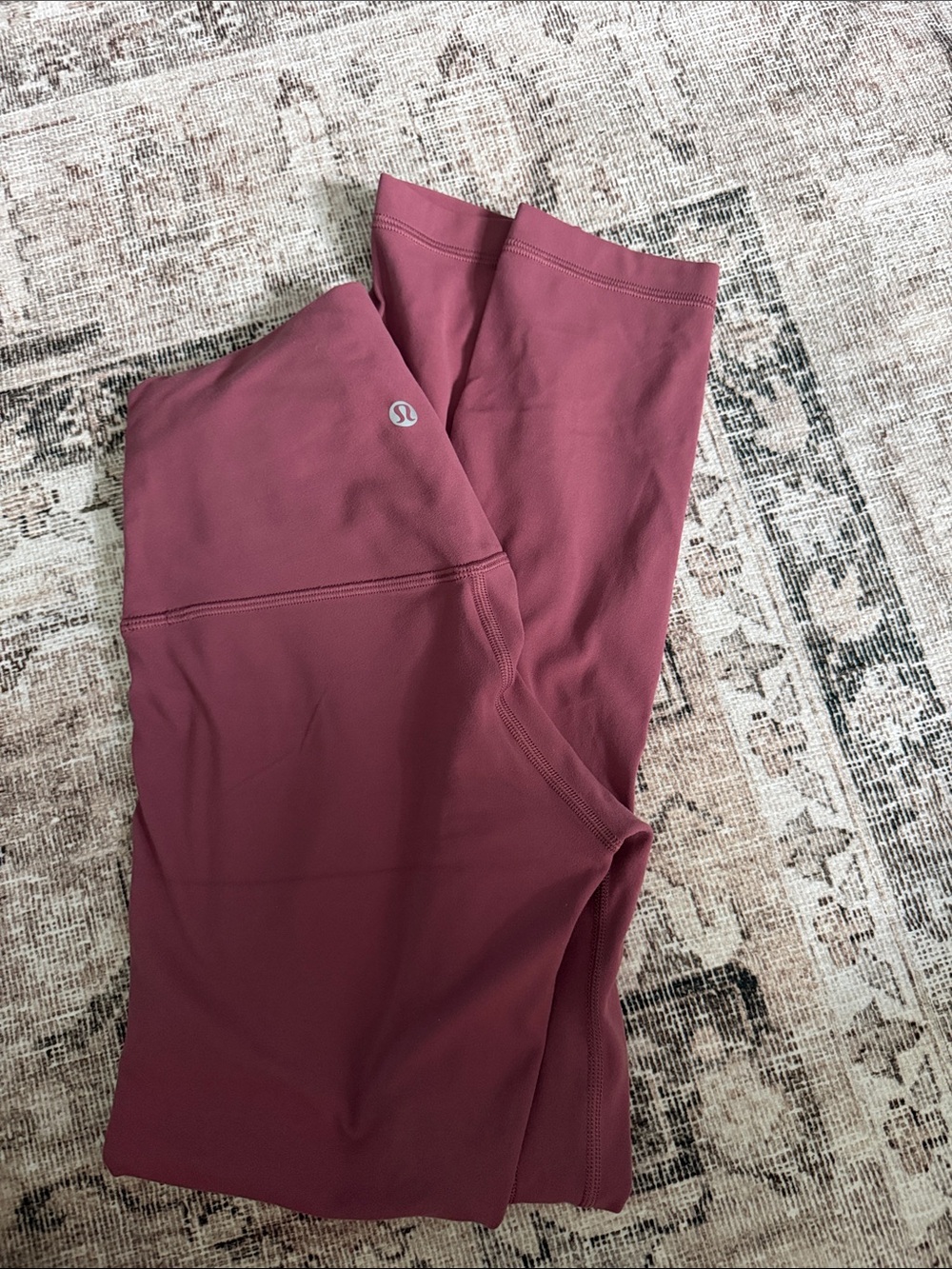 Lululemon High-Rise Align in Mauve Pink